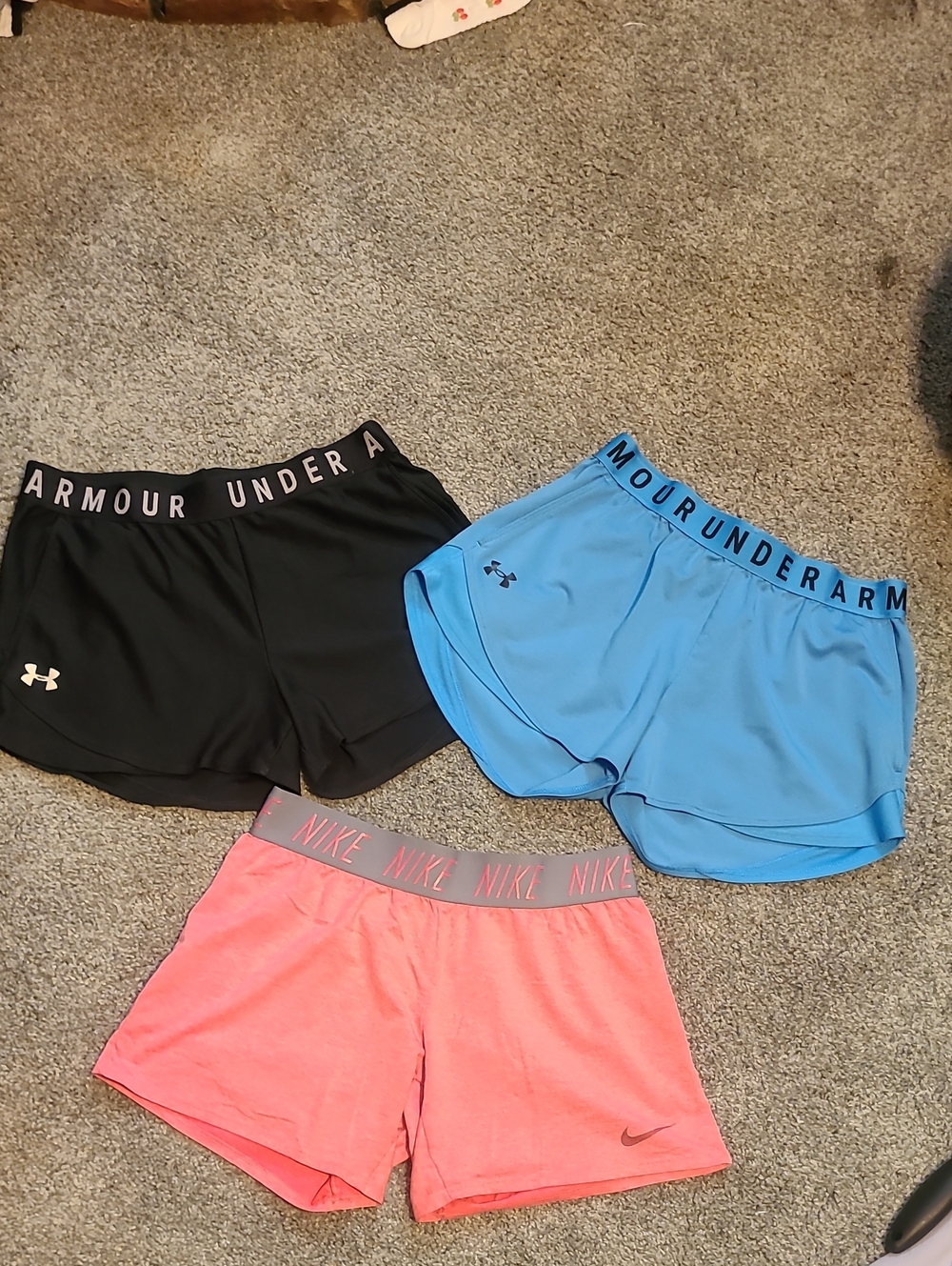 Under Armour /Nike Women’s Athletic Shorts
